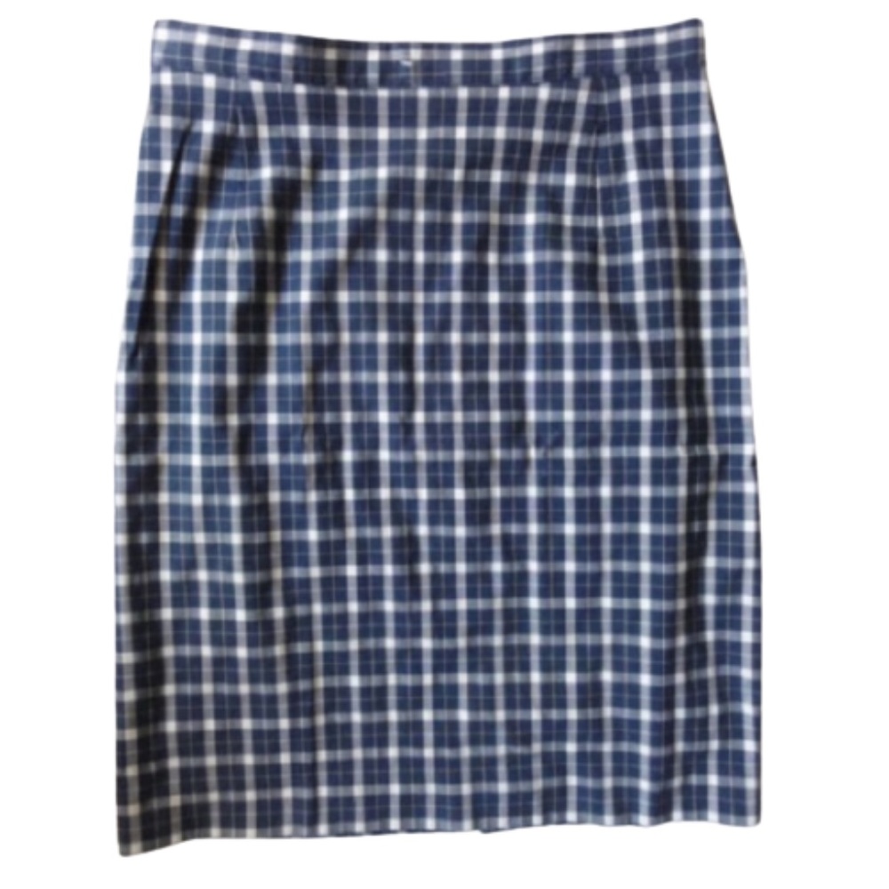 Massimo Rossi pencil skirt vintage mini plaid